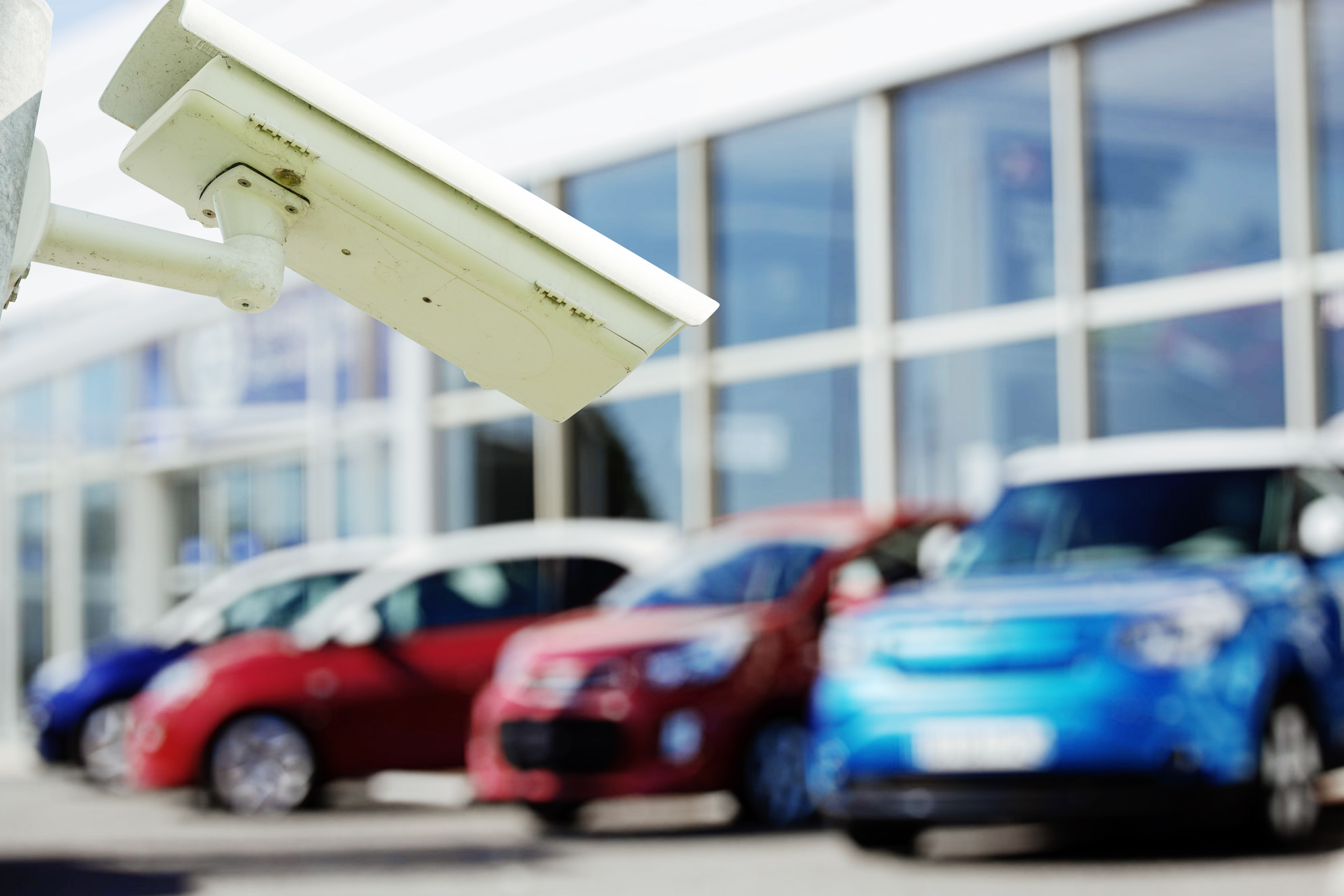 CCTV surveillance system for car dealer monitoring