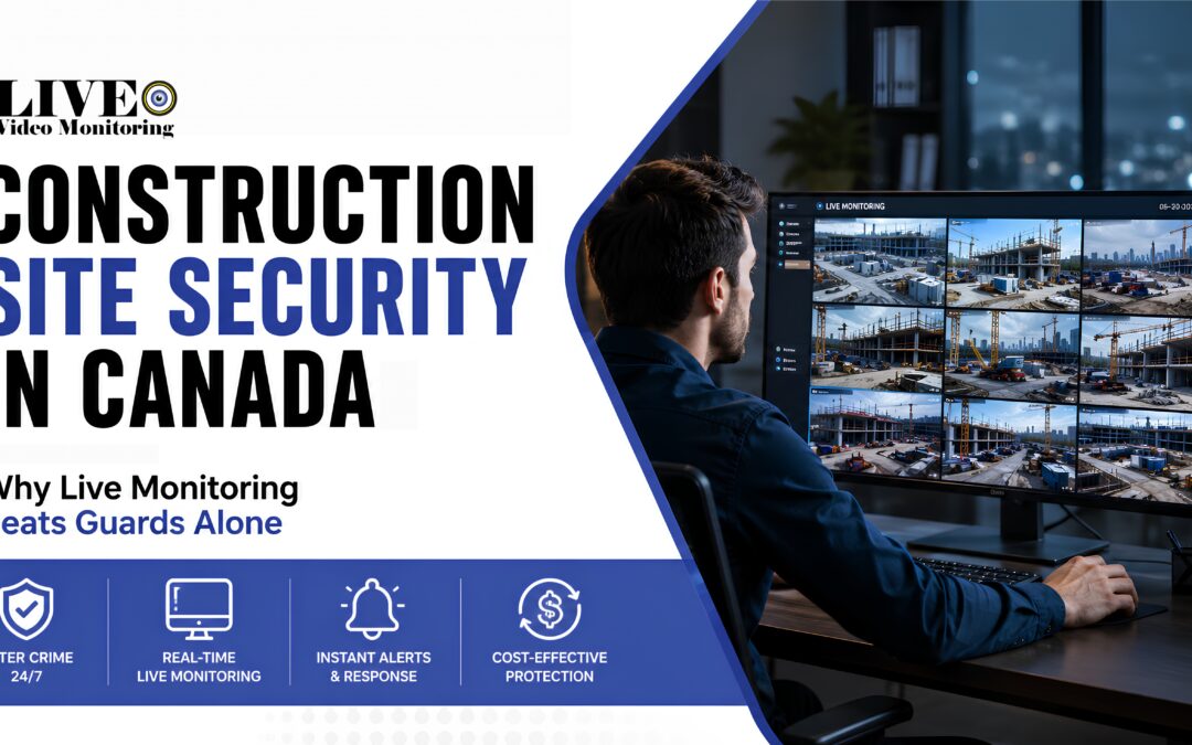 Construction Site Security in Canada: Why Live Monitoring Beats Guards Alone
