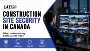 Construction Site Security in Canada: Why Live Monitoring Beats Guards Alone