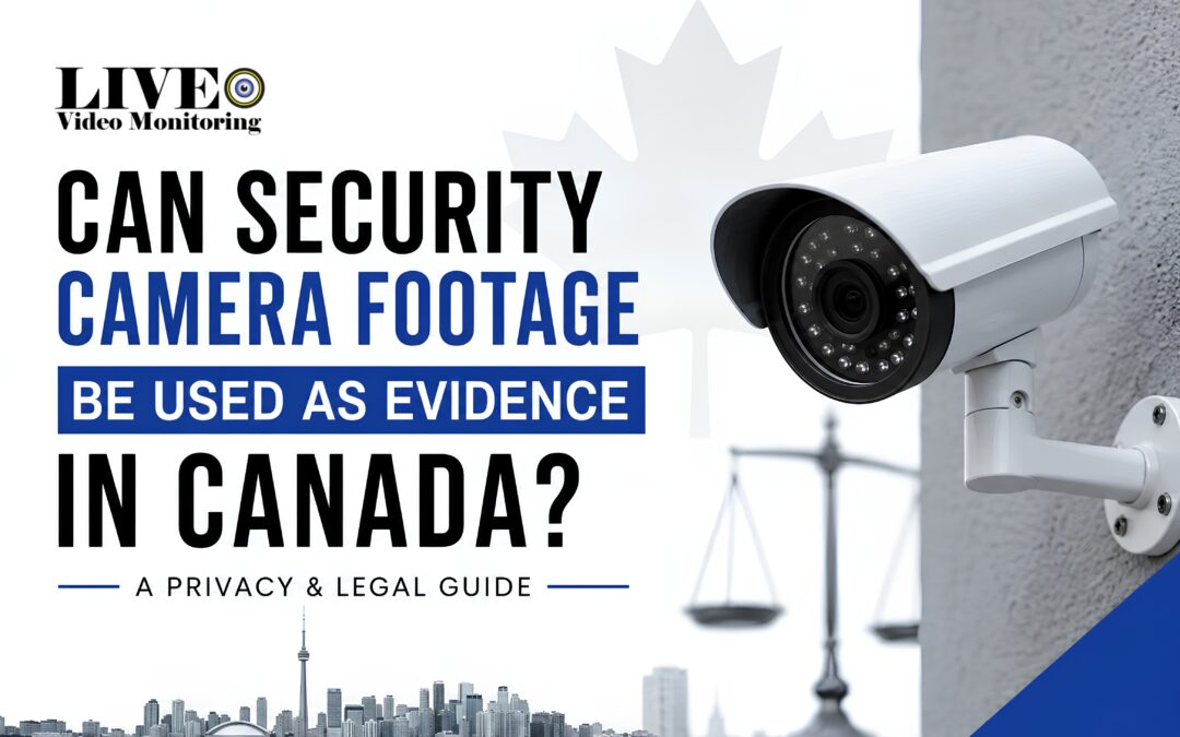 Can Security Camera Footage Be Used as Evidence in Canada A Privacy & Legal Guide